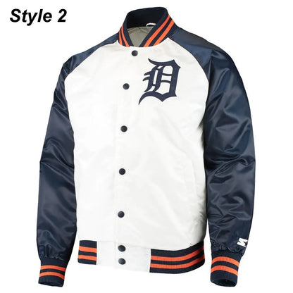 Detroit Tigers Varsity Satin Jacket