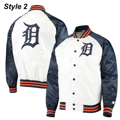 Detroit Tigers Varsity Satin Jacket