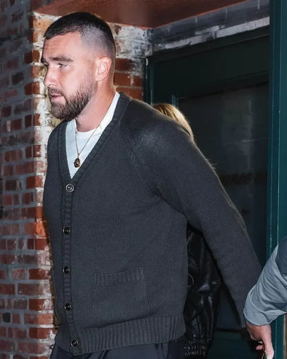 Dinner Night Travis Kelce NYC 2026 Cardigan