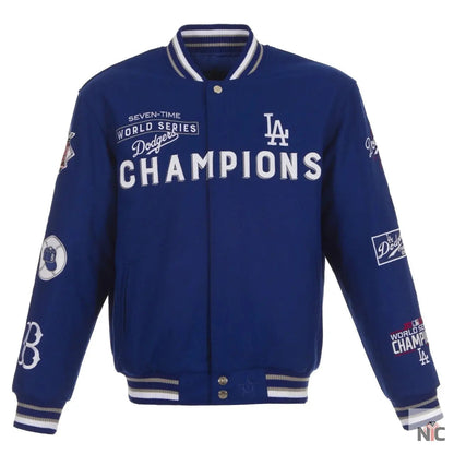 Dodgers Authentic Jh Design Championship Varsity Jacket Clanton Jacket