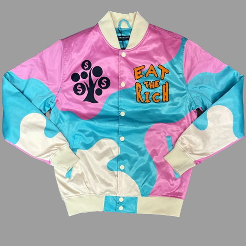 Eat The Rich Bomber Jacket Clanton Jacket