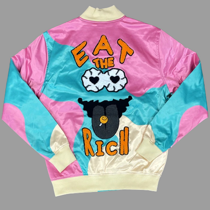 Eat The Rich Bomber Jacket Clanton Jacket