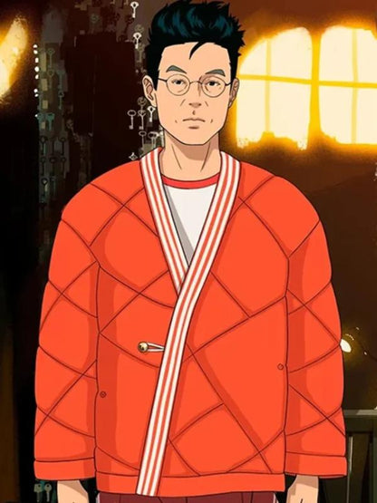 Edison Chen Clot Orange Wrap Jacket