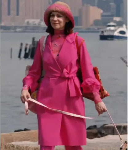 Elsbeth S02 Carrie Preston Pink Trench Coat