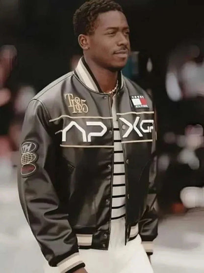 F1 Movie Damson Idris APXGP Varsity Jacket Clanton Jacket