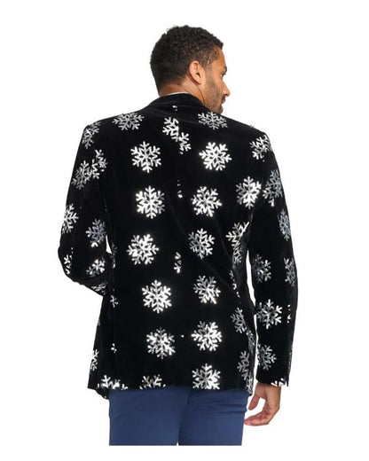 Finding Mr Christmas S02 Jonathan Bennett Snowflake Velvet Blazer