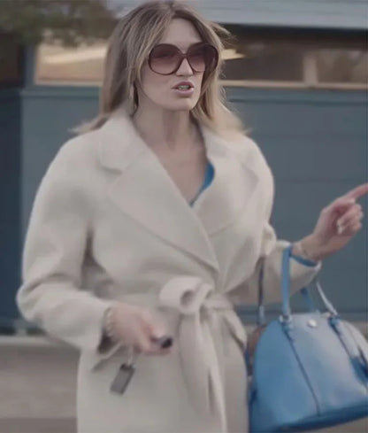 Friends Like Her 2025 Tess Haubrich Belted Trench Coat