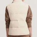 Friends Like Her 2025 Tess Haubrich Cream Puffer Vest