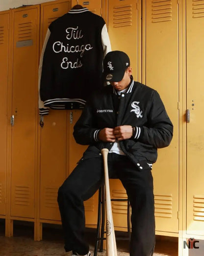 Gente Fina x Chicago White Sox Reversible Jacket Clanton Jacket