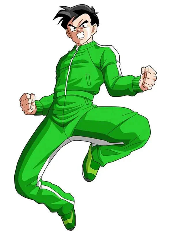 Gohan Green Tracksuit of Dragon Ball Z Clanton Jacket