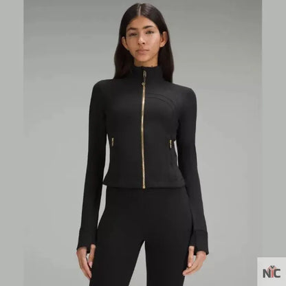 Gold Zipper Lululemon Jacket Clanton Jacket