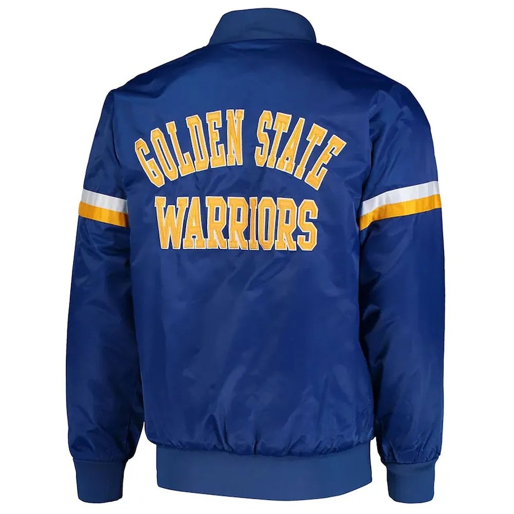 Golden State Warriors The Champ Royal Jacket - back view