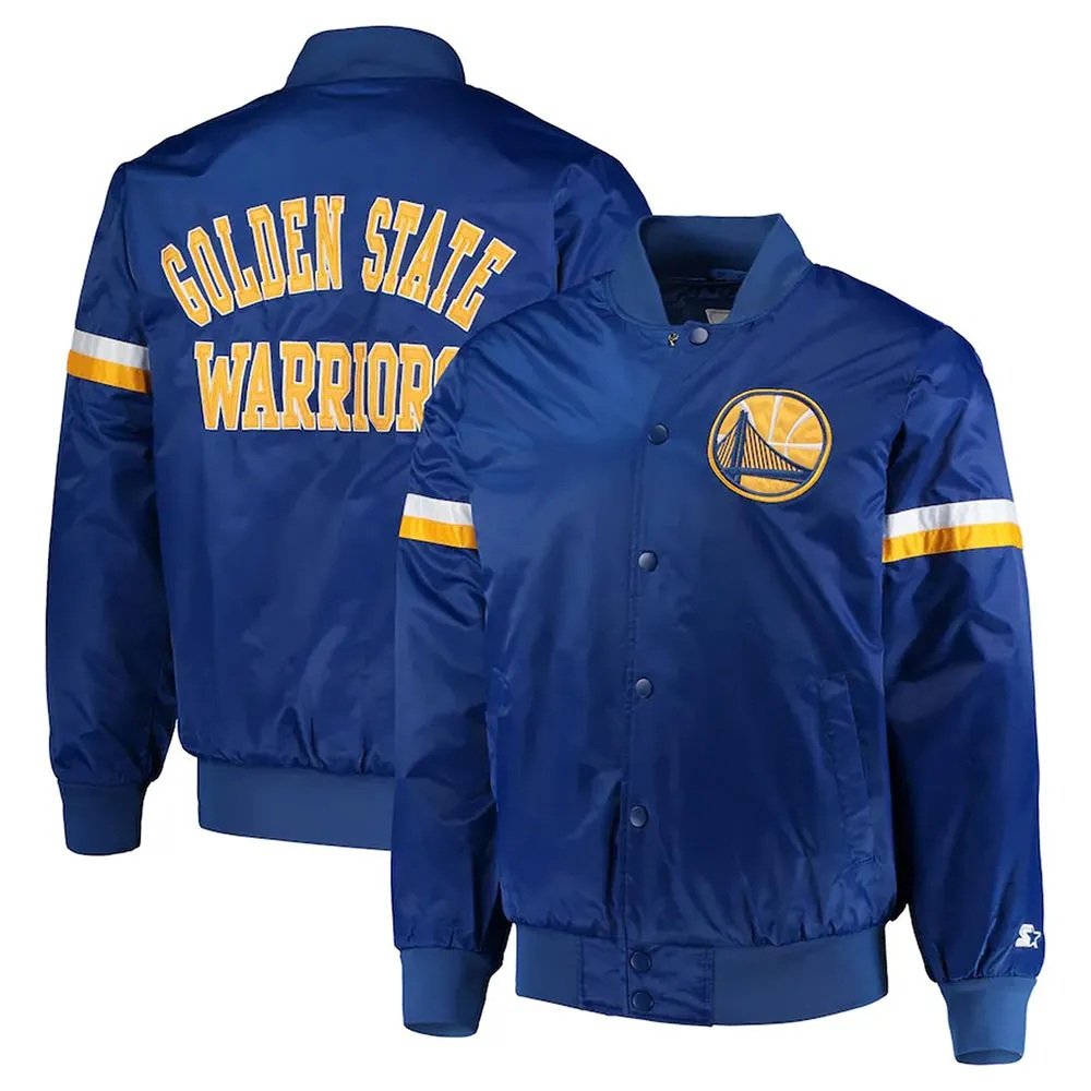 Golden State Warriors The Champ Royal Jacket - side view