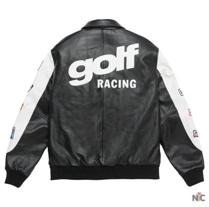 Golf Wang Golf Racing Leather Jacket Clanton Jacket