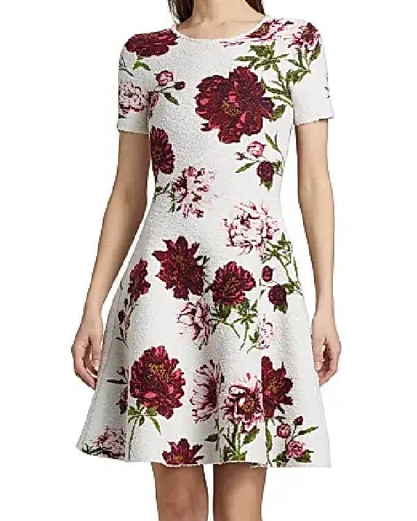 Good Morning America Linsey Davis White Floral Dress Clanton Jacket