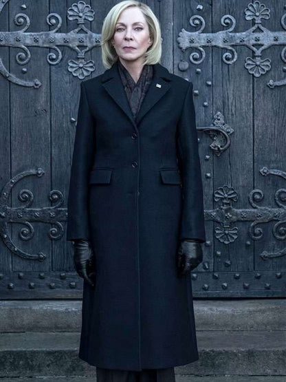 The Diplomat S04 Grace Penn Black Coat