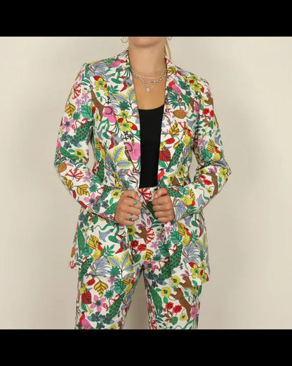Great British Bake Off S15 Prue Leith Floral Blazer