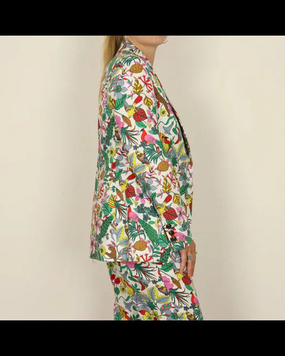 Great British Bake Off S15 Prue Leith Floral Blazer