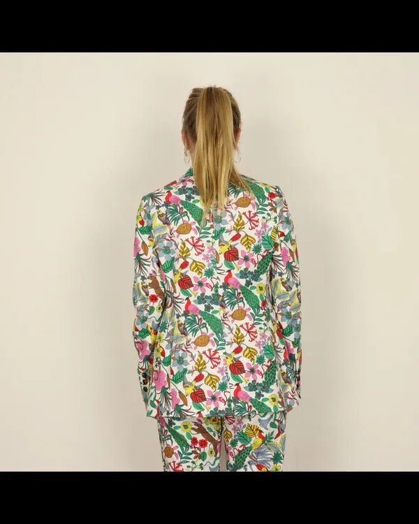 Great British Bake Off S15 Prue Leith Floral Blazer