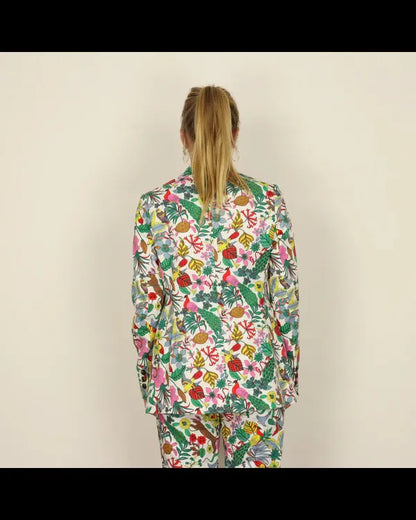 Great British Bake Off S15 Prue Leith Floral Blazer