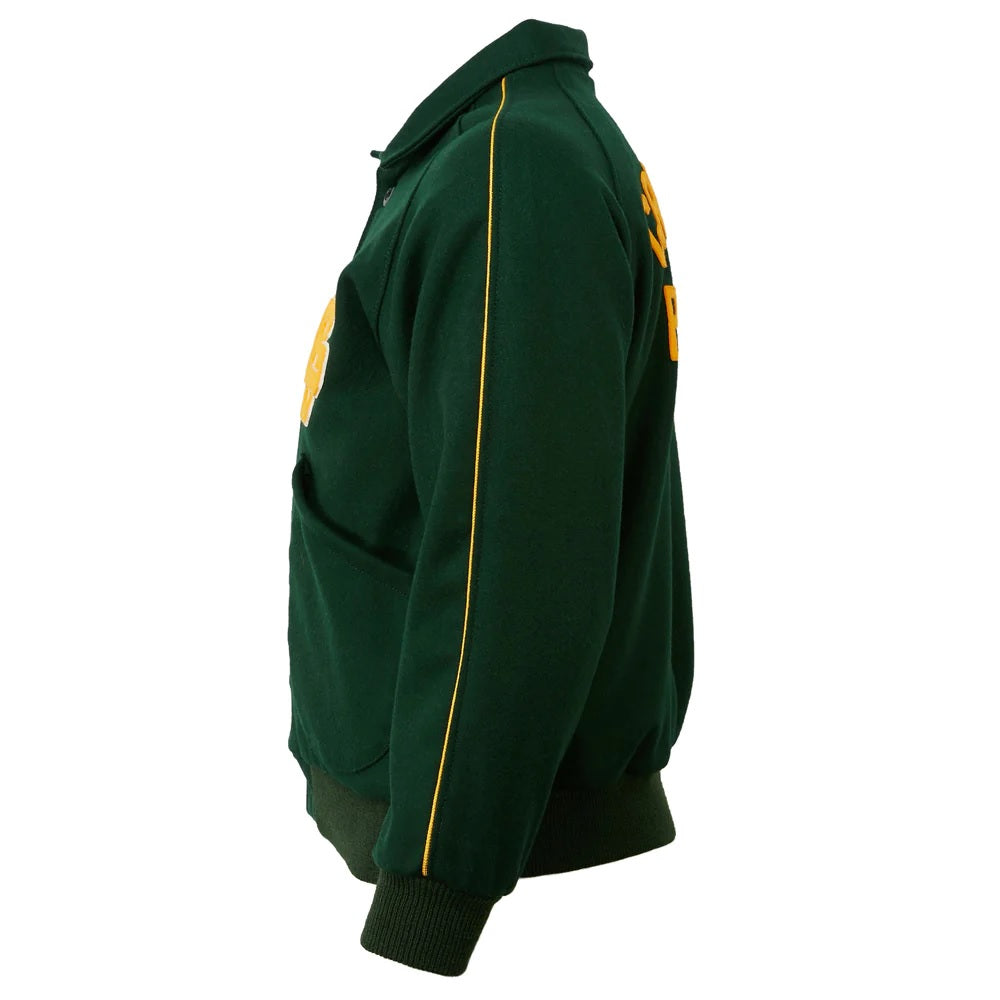 Green Bay Packers 1952 Authentic Wool Varsity Jacket - back view