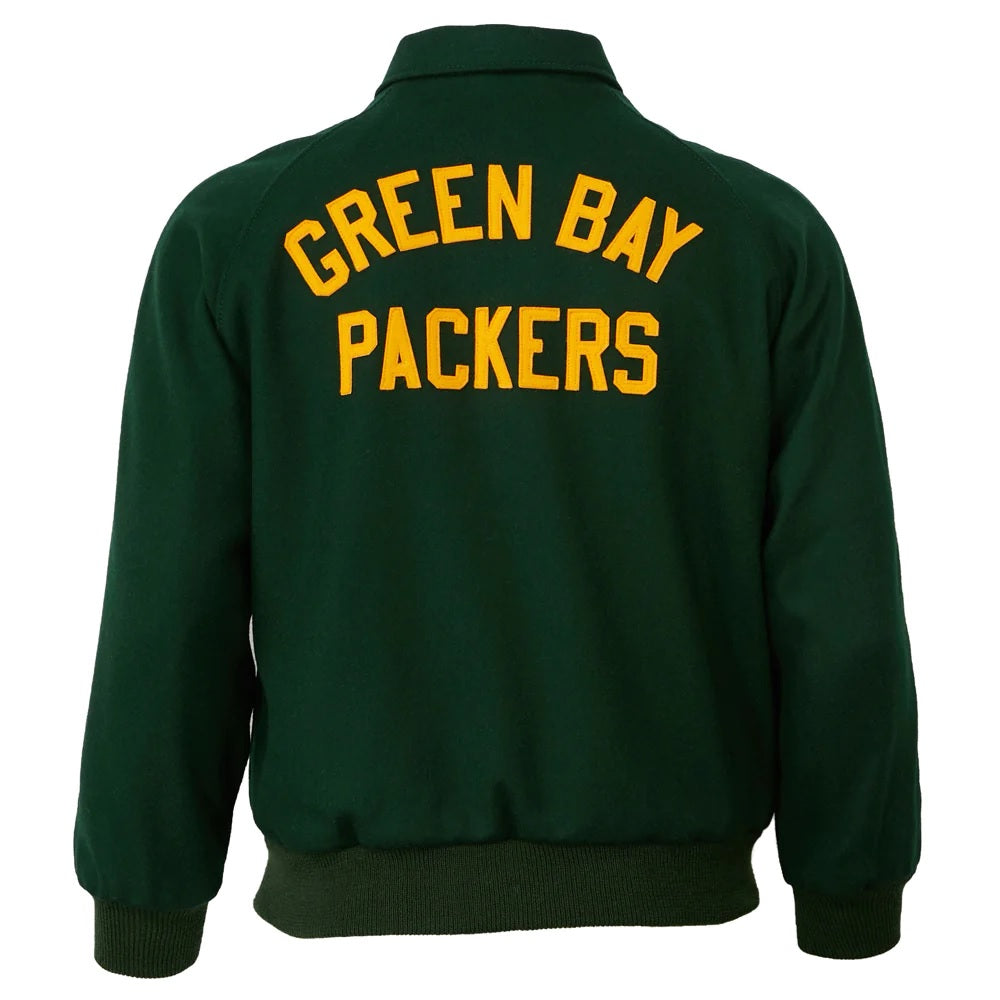 Green Bay Packers 1952 Authentic Wool Varsity Jacket - side view
