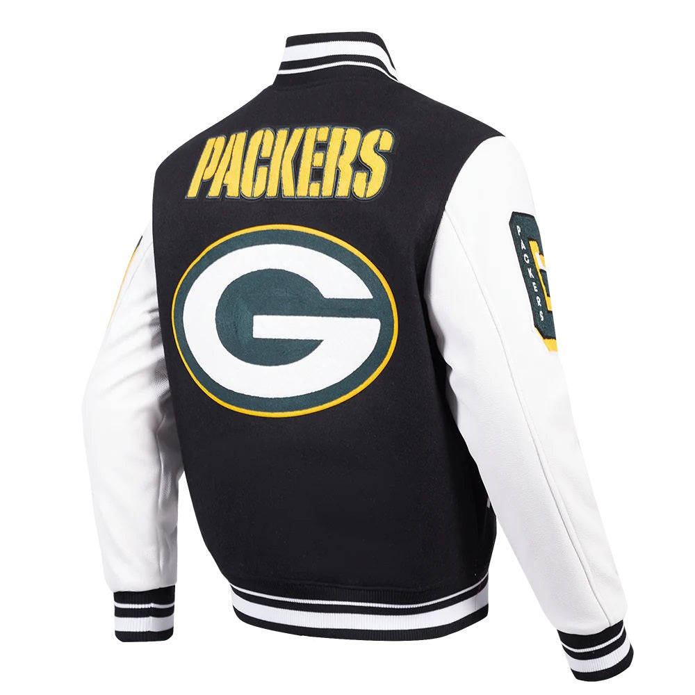 Green Bay Packers Mashup Varsity Jacket - side view