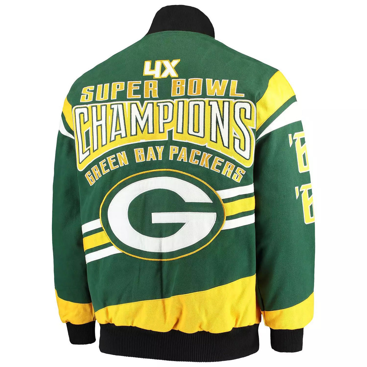 Green Bay Packers Super Bowl Championship Jacket - side view