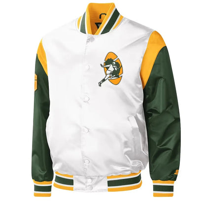 Green Bay Packers Throwback Warm Up Pitch Jacket