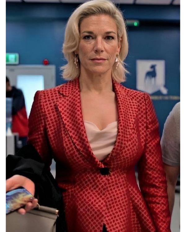 Ted Lasso S04 Hannah Waddingham Pink Printed Blazer - view 2