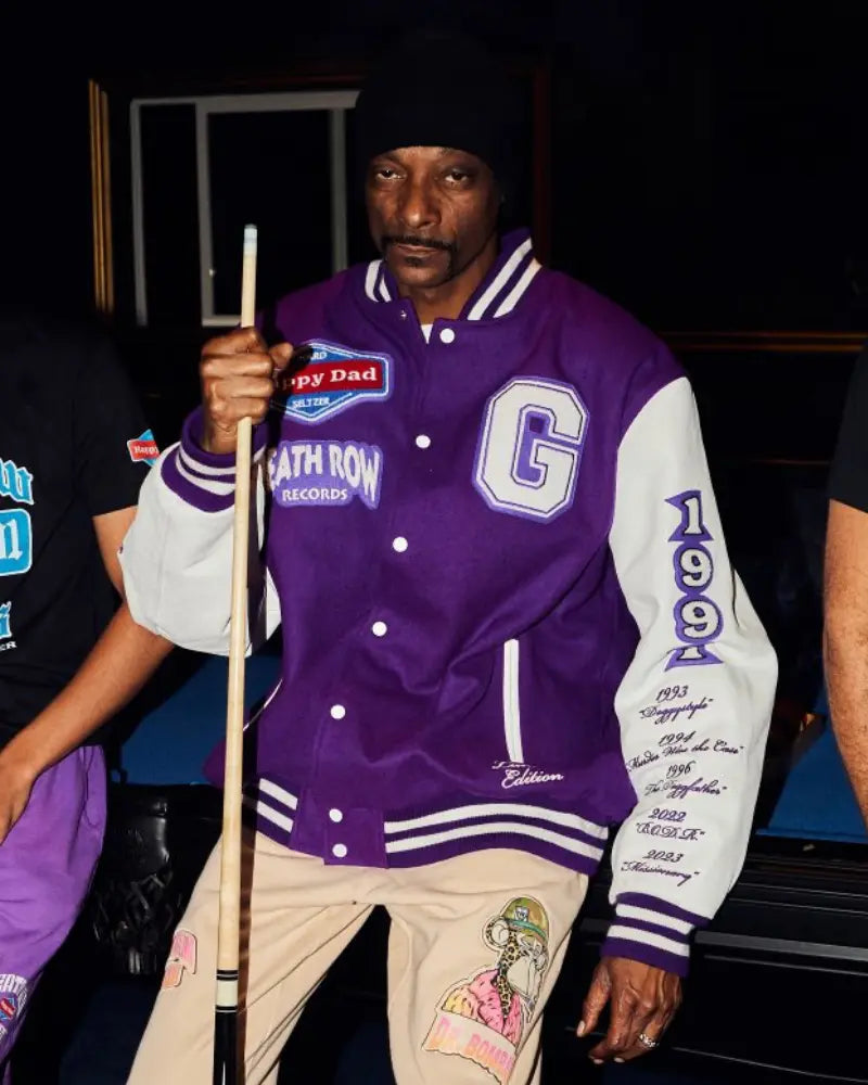 Happy Dad x Death Row Varsity Jacket Clanton Jacket