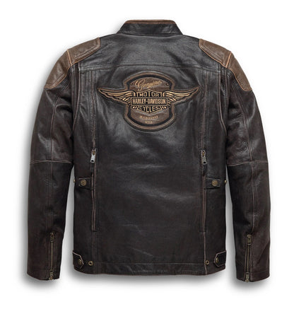 Harley Davidson Triple Vent System Trostel Leather Jacket