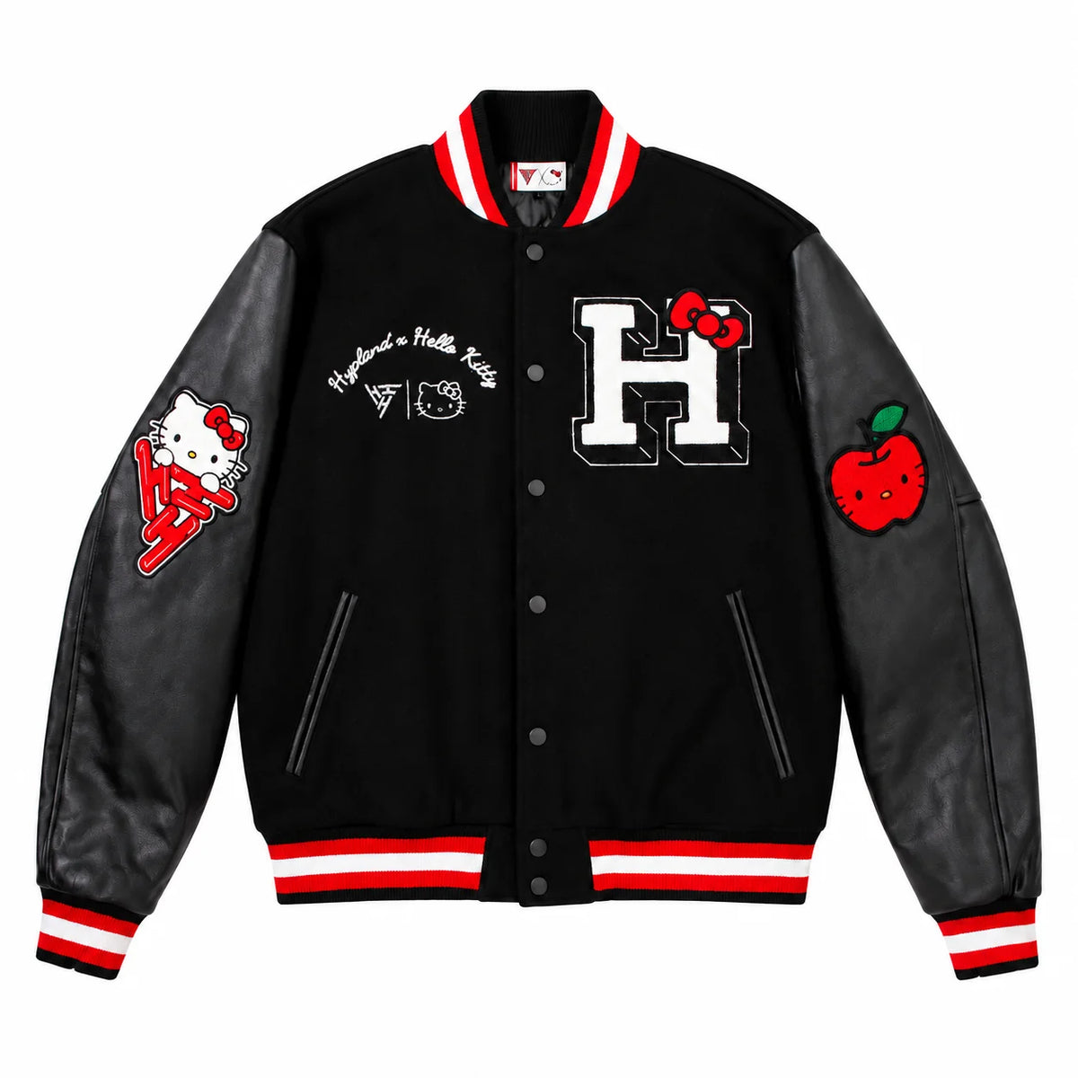 Hello Kitty Apples H Letterman Jacket