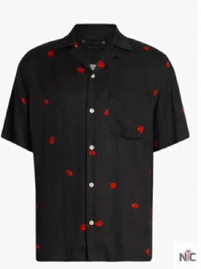 Hot Ones S27 Aaron Paul Poppies Floral Print Shirt Clanton Jacket