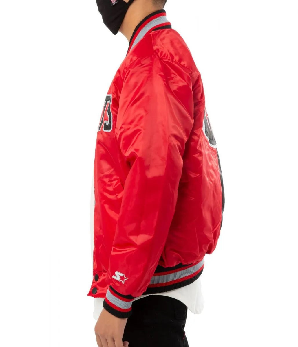 Houston Rockets Red and Black Jacket