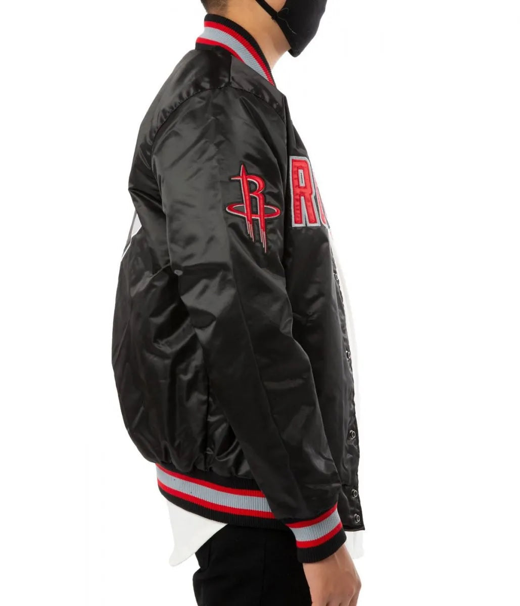 Houston Rockets Red and Black Jacket