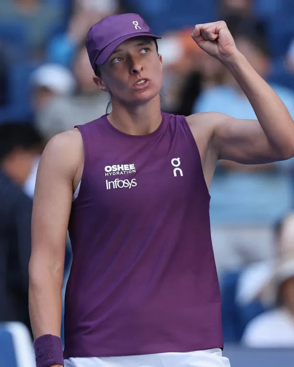 Iga Swiatek China Open 2026 Purple Top