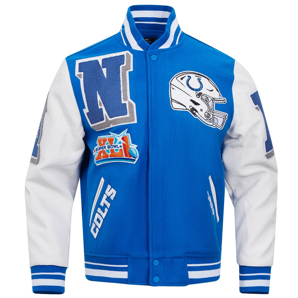 Indianapolis Colts Mashup Varsity Jacket