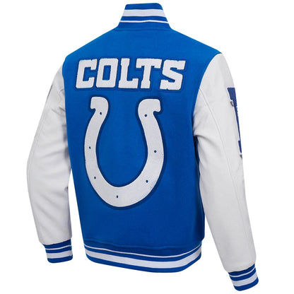 Indianapolis Colts Mashup Varsity Jacket - side view