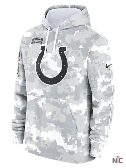 Indianapolis Colts Salute To Service Camo 2024 Hoodie Clanton Jacket