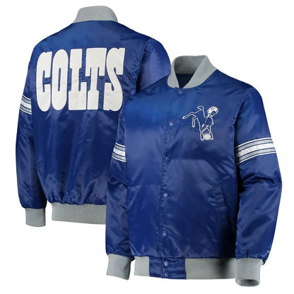 Indianapolis Colts The Tradition II Team Satin Jacket