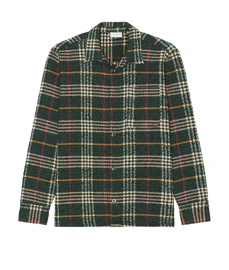 Access Hollywood Scott Evans Plaid Shirt Jacket