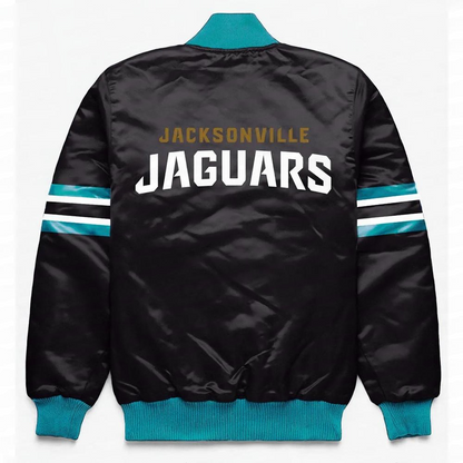 Jacksonville Jaguars Button Down Jacket - back view