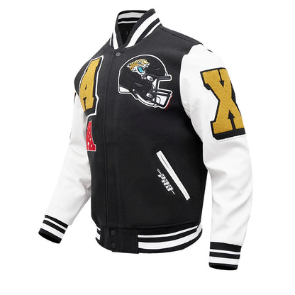 Jacksonville Jaguars Mashup Varsity Jacket - side view