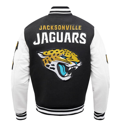 Jacksonville Jaguars Mashup Varsity Jacket - back view