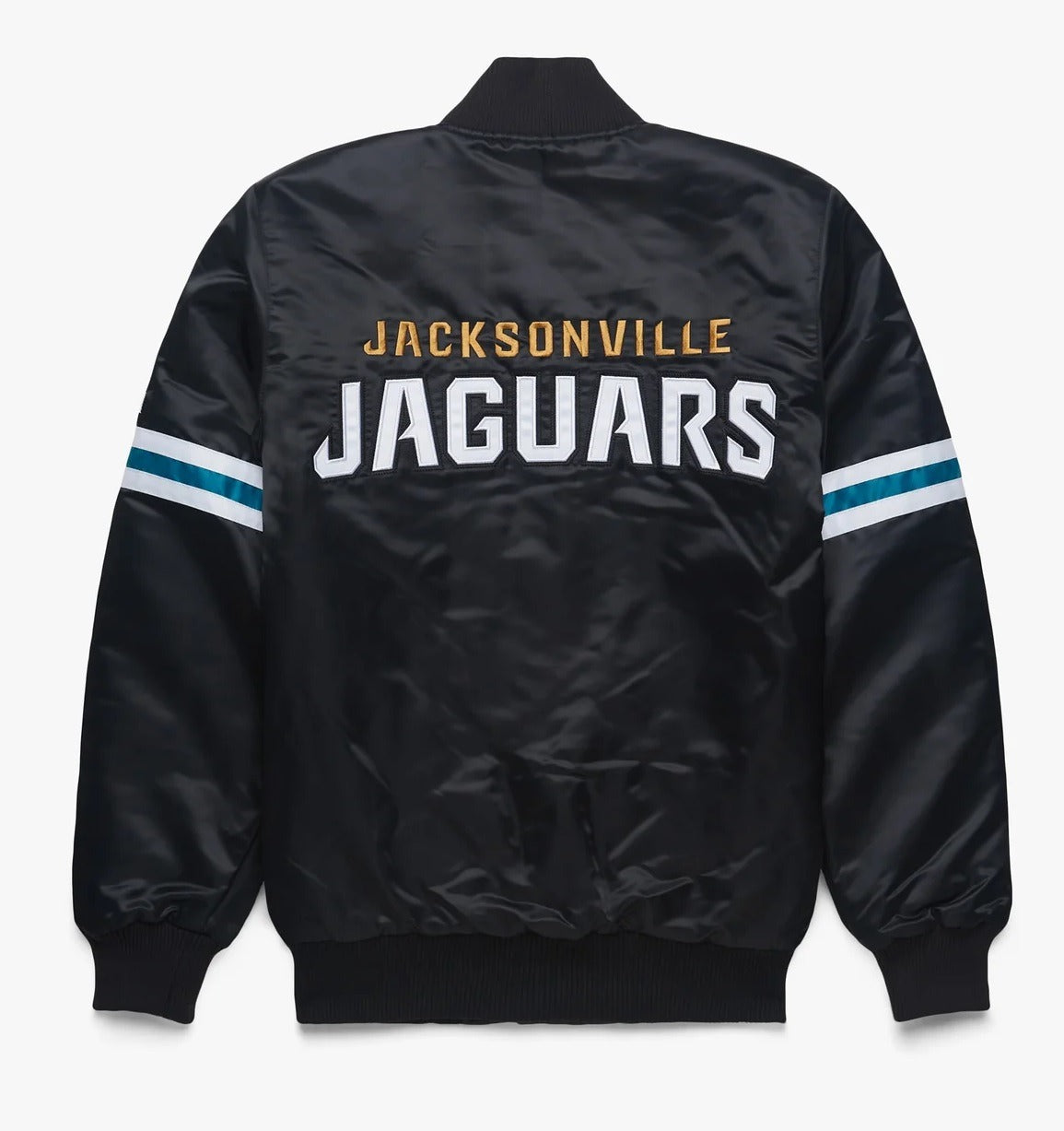 Jacksonville Jaguars Satin Varsity Jacket - back view