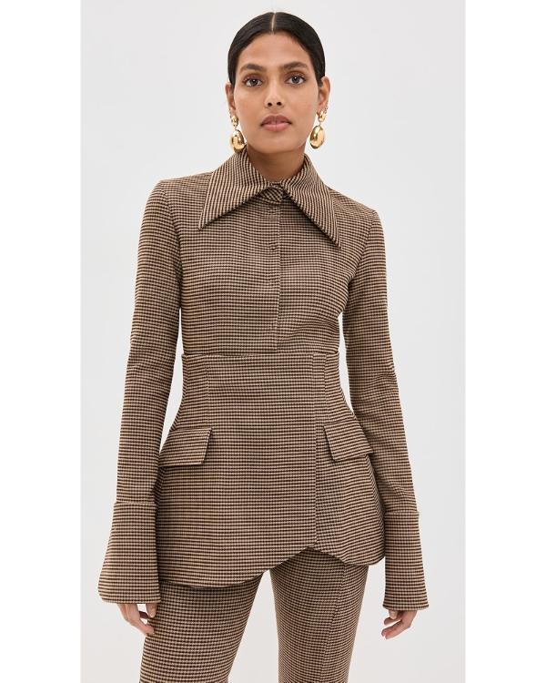 Reasonable Doubt S04 Emayatzy Corinealdi Brown Jacket - view 2