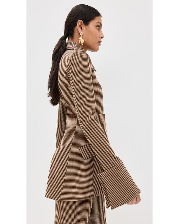 Reasonable Doubt S04 Emayatzy Corinealdi Brown Jacket - view 3