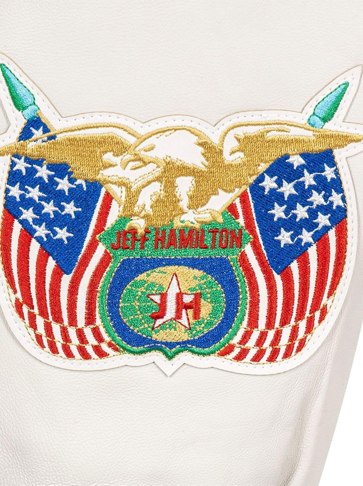Jeff Hamilton Chicago Bulls Red And White Jacket