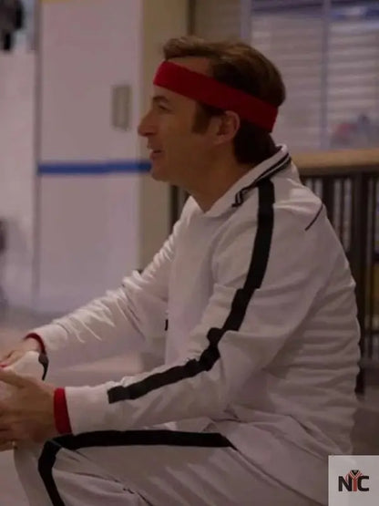 Jimmy McGill Better Call Saul White Track Jacket Clanton Jacket